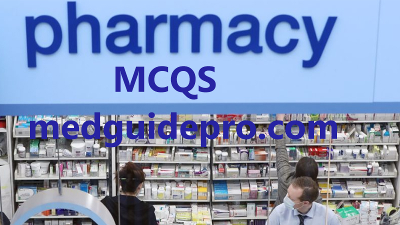 Pharmacy mcqs with answers for Pharmacist, Assistant Pharmacist, PPSC, FPSC, DHA, NAPLEX, SPLE, PEBC etc. preparation. (Set 06)